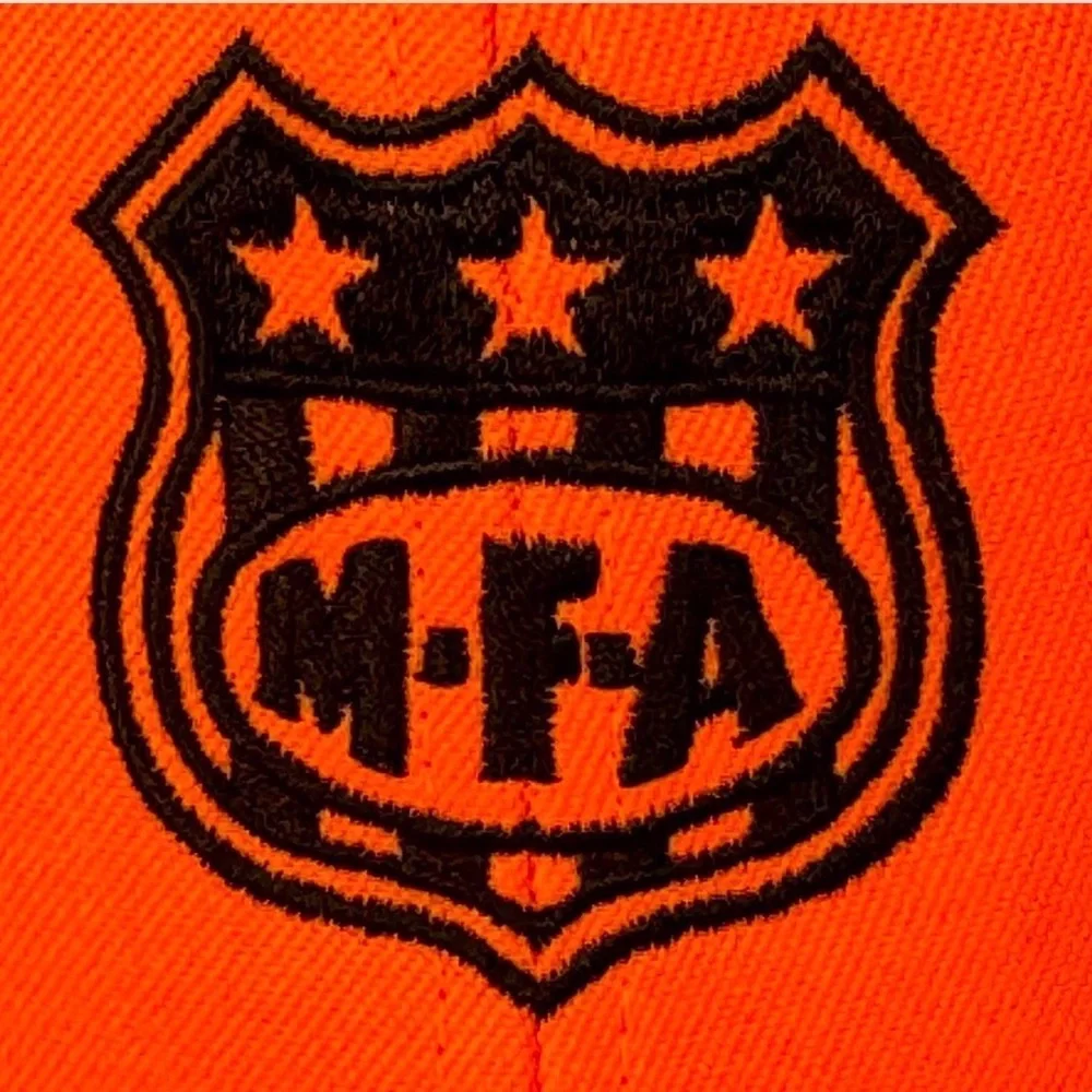 MFA Men’s Orange Baseball Cap Embroidered Logo Missouri Farmers Association NWOT